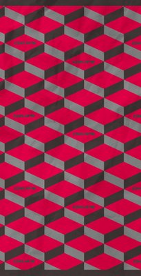 Bandana HUPI - Cinza/Rosa Cubes