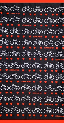 Bandana HUPI - Love Bikes Preto