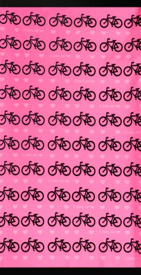 Bandana HUPI - Love Bikes Rosa