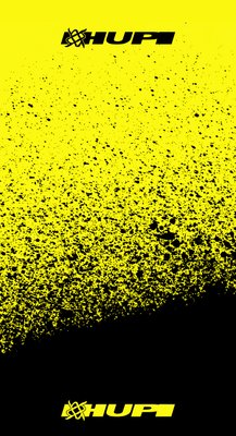 Bandana HUPI - Splash Amarelo