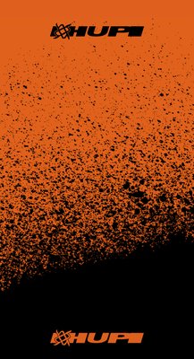 Bandana HUPI - Splash Laranja