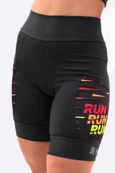 Bermuda Compressão Feminina HUPI Longa Run Run Run