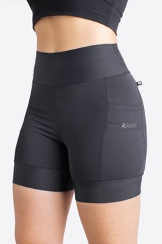 Bermuda Compressão Feminina HUPI Run Curta Canguru