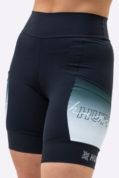 Bermuda Compressão Feminina HUPI Run Longa Colors Cinza