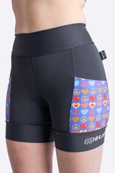 Bermuda de Compressão para Corrida HUPI Run Hippie Feminina Curta