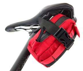 Bolsa de Selim HUPI Top Preto/vermelho