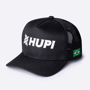 Boné HUPI Emborrachado Preto