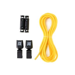 Cadarço Elástico HUPI LACES Amarelo Liso
