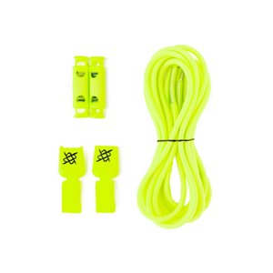 Cadarço Elástico HUPI LACES Amarelo Neon Liso