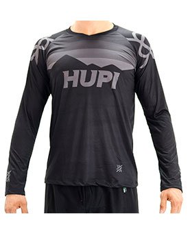 Camisa Manga Longa HUPI Shadow All Black Preto