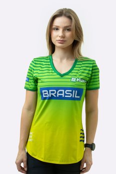 Camiseta Feminina HUPI Brasil Pace