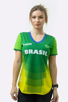 Camiseta Feminina HUPI Brasil Soul