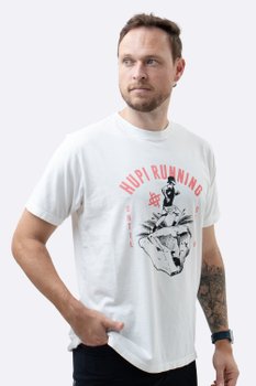 Camiseta HUPI Casual Off White Running