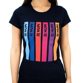 Camiseta HUPI Pellt Feminina Babylook Preto