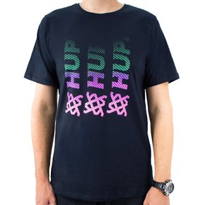 Camiseta HUPI Triple Masculina Preto