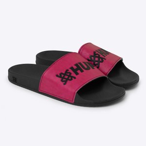 Chinelo HUPI Classic Slide Preto/Pink Grade