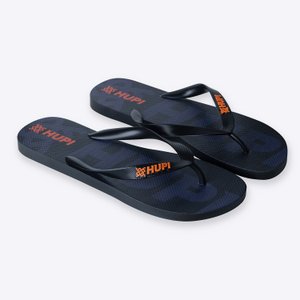 Chinelo HUPI Vibes Preto/Laranja