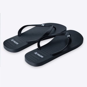 Chinelo HUPI Vibes Preto Logo