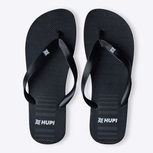 Chinelo HUPI Vibes Preto Logo Grade
