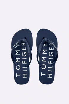 Chinelo Tommy Hilfiger Web Beach Azul Marinho