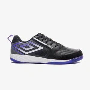 Chuteira Futsal Umbro Pro 5 Bump Preto e Roxo