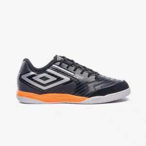 Chuteira Futsal Umbro Pro 5 Bump Club Preto/Laranja