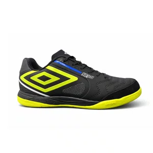 Chuteira Futsal Umbro Pro 5 Bump Club Preto e Verde