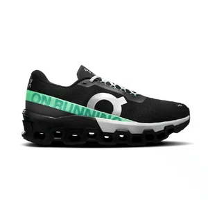 Tênis On Running Cloudmonster 2 Masculino Preto e Verde
