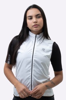 Colete Corta Vento HUPI Sonhe/Treine/Alcance - Branco