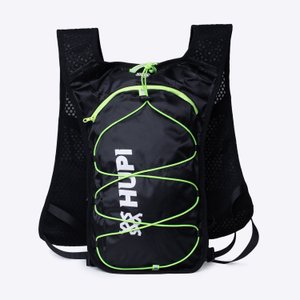 Colete de Hidratação HUPI Running Preto e Amarelo sem Refil