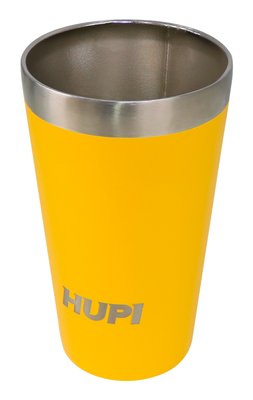 Copo Térmico Pullo HUPI Fun 480ML Amarelo