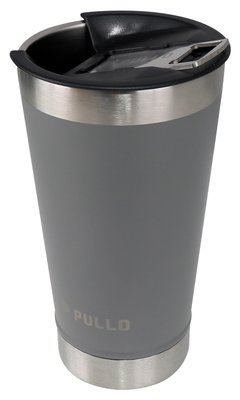 Copo Térmico Pullo Kippis 480ML Cinza