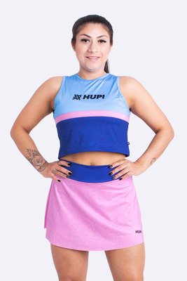 Cropped HUPI Bali Azul e Rosa