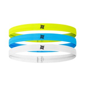 Faixa de Cabelo HUPI Kit 03 Amarelo Azul Branco