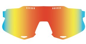 Lente Extra Bari Vermelho Espelhado