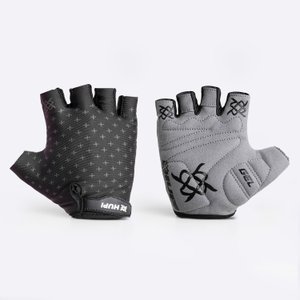Luva Ciclismo HUPI Eco Dedo Curto Max Black