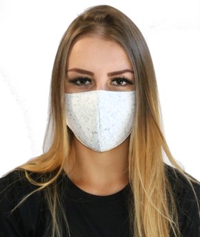 Máscara de Proteção HUPI Splash Branco/Cinza