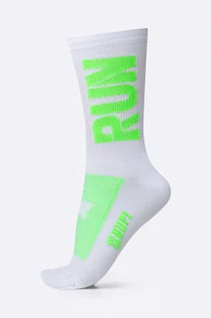 Meia Corrida HUPI Run Branco/Verde