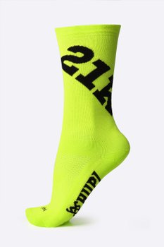 Meia HUPI 21K Ultra Amarelo Neon