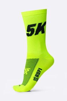 Meia HUPI 5K Amarelo Neon