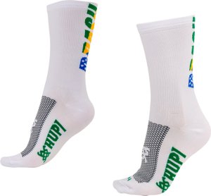 Meia HUPI Brasil 5.0 Branco