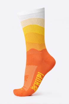 Meia HUPI Colors Amarelo e Laranja