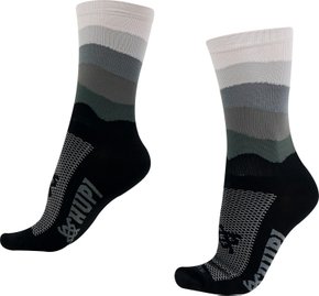 Meia HUPI Colors Preto e Cinza