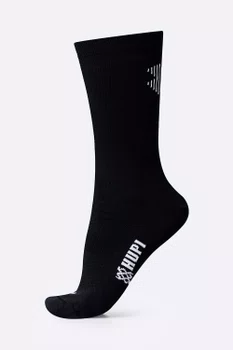 Meia HUPI Double X Preto - Tamanho Plus 42-46