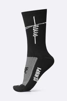 Meia HUPI Jesus Preto/Branco - LT para pés menores 34-38