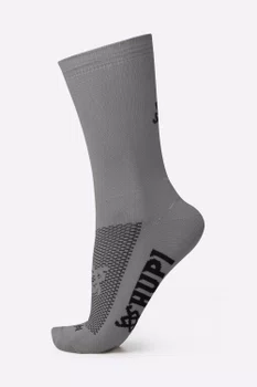 Meia HUPI Lisa Cinza Nardo - Tamanho Plus 42-46