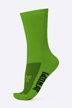 Meia HUPI Lisa Verde Limão