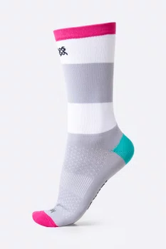 Meia HUPI Quadra Cinza Listras