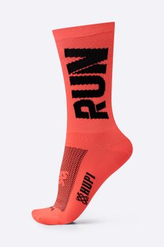 Meia HUPI Run Laranja Neon