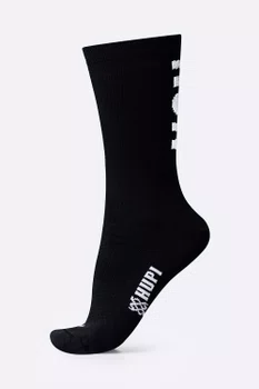 Meia HUPI RUN RUN Preto/Branco